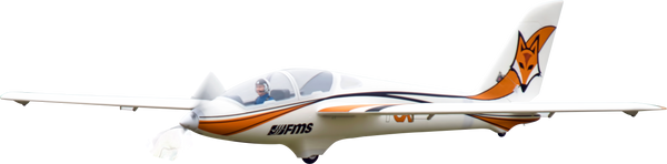 FMS 3000mm Fox Aerobatic EP Glider with Reflex V2, PNP (Only Shipped to Canada)