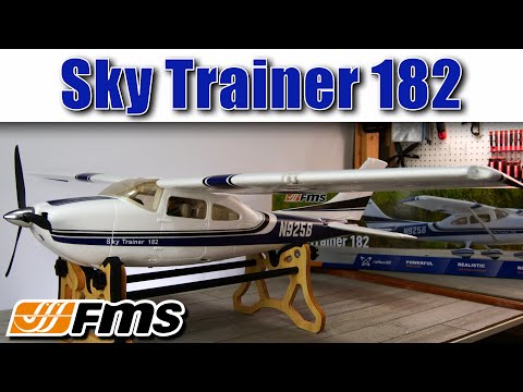 FMS 1400mm Sky Trainer 182 Blue with Reflex V2